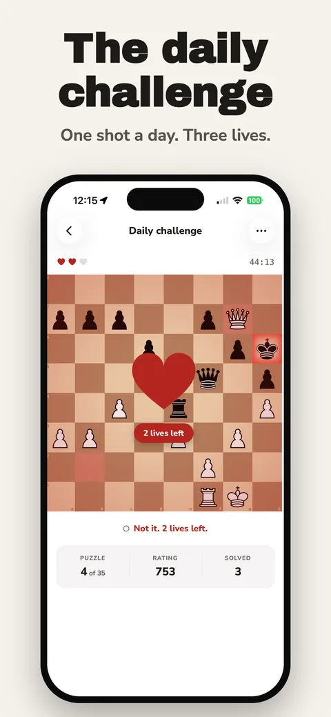 The Daily Puzzle Challenge scorecard